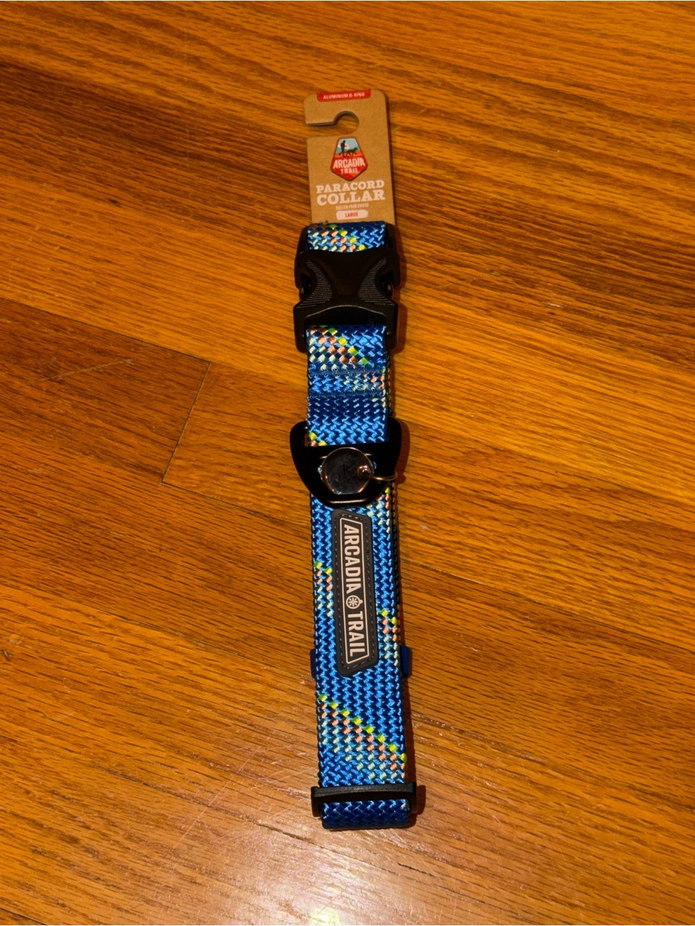 Arcadia Trail Blue Paracord Dog Collar - Largw NWT